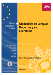 Grado en Lenguas Modernas y sus Literaturas