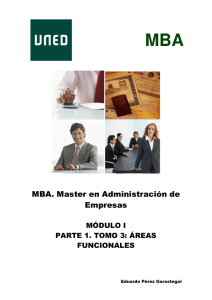 MBA. Master en Administración de Empresas