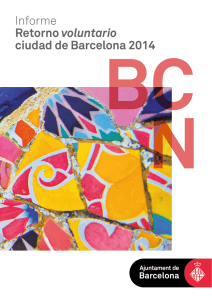 Informe Retorno voluntario ciudad de Barcelona 2014