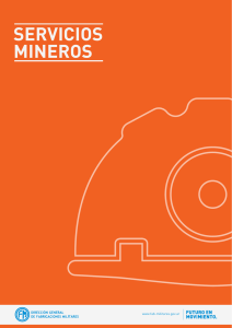 servicios mineros - Fabricaciones Militares