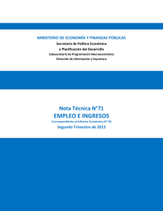 Nº71 • Empleo e Ingresos Las estructuras familiares en la Argentina