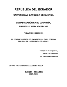 república del ecuador - DSpace de la Universidad Catolica de Cuenca