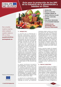 Guía para la protección de los DPI de la industria de la alimentación