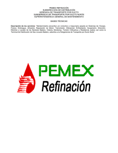 pemex refinación subdirección de distribución gerencia de