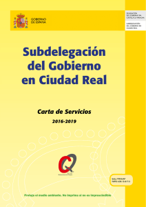 Carta de servicios de la Subdelegación del Gobierno en Ciudad Real
