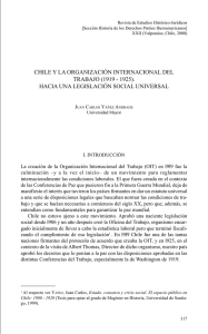 chile y la organización internacional del trabajo (1919