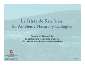 Ambiente Natural y Ecologico de la Isleta de San Juan