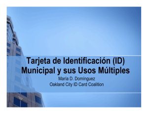 Tarjeta de Identificación (ID)