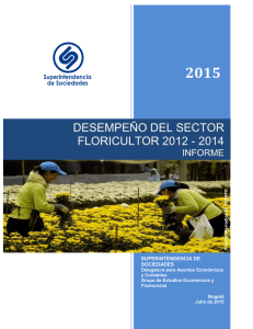 Informe flores 2014 - Superintendencia de Sociedades