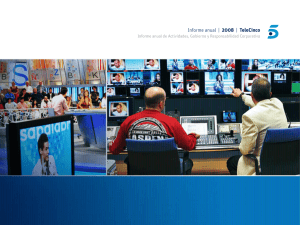 Informe anual | 2008 | TeleCinco