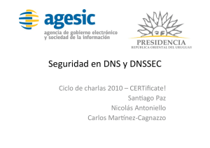 Seguridad en DNS y DNSSEC