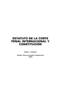 Estatuto de la Corte Penal Internacional y - e-Spacio