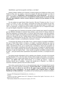 Carta Opus Dei abril 2011