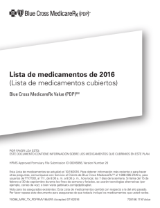 Lista de medicamentos de 2016 - Blue Cross and Blue Shield of Texas