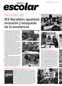 IES Barañáin: igualdad, inclusión y búsqueda de la excelencia