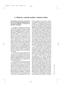 4. Historia y ciencias sociales: América Latina