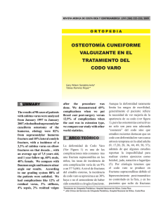 OsTEOTOMíA cunEIfORME vAlguIzAnTE En El