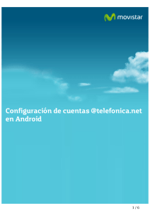Configuración de cuentas @telefonica.net en Android