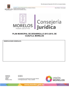 plan municipal de desarrollo 2013-2015, de cuautla