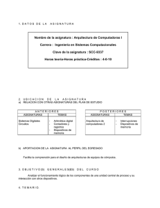 Nombre de la asignatura - Instituto Tecnólogico de La Laguna