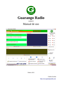 Manual de Usuario Guarango Radio v