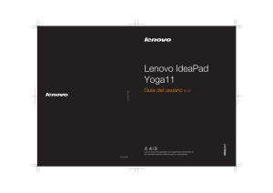 Lenovo IdeaPad Yoga11 User Guide V1.0 SP