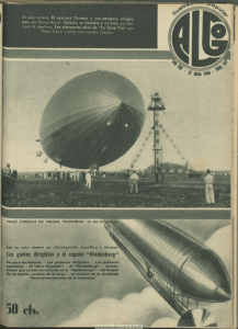 Los globos dirigibJes y el zepelín "Hindenburg"