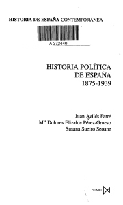 historia política de españa 1875-1939