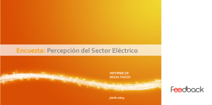 Encuesta: Percepción del Sector Eléctrico