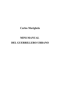 Carlos Marighela MINI-MANUAL DEL GUERRILLERO URBANO