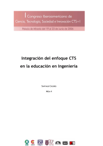 Integración del enfoque CTS en la educación en Ingeniería