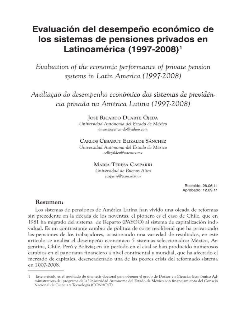 Evaluaci n Del Desempe o Econ mico De Los