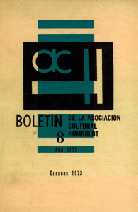 Boletín 8 - Asociación Cultural Humboldt