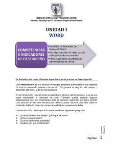 Unidad_I_Word - Gimnasio Virtual San Francisco Javier