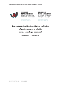 Los parques científico-tecnológicos en México