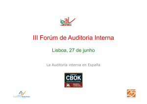 III Forúm de Auditoria Interna