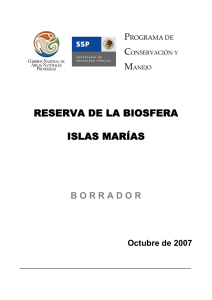 reserva de la biosfera islas marías