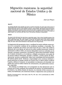 Migración mexicana: la seguridad nacional de Estados Unidos y de