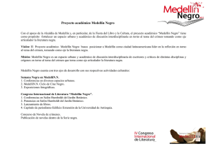 Proyecto académico Medellín Negro
