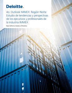 4o. Outlook IMMEX: Región Norte