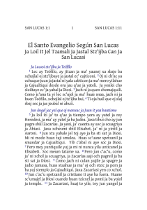 El Santo Evangelio Según San Lucas