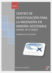 centro de investigación para la ingeniería en minería sostenible