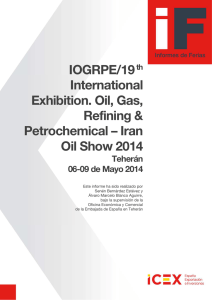 Iran Oil Show 2014 - ICEX España Exportación e Inversiones