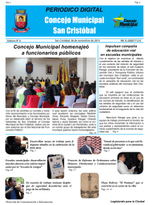 periódico digital: sexta edición - Concejo Municipal de San Cristóbal