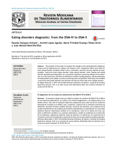 Eating disorders diagnostic: from the DSM-IV to DSM-5