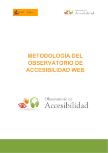 Metodología del Observatorio de Accesibilidad Web