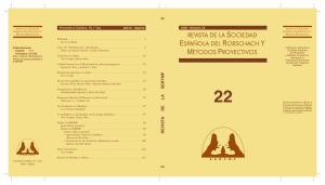 revista serymp 22 - Sociedad Española de Rorschach y Métodos