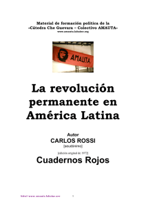 La revolución América Latina - CIPEC (Centro de Investigación en