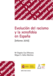 racismo y xemofobia en espa&ntilde;a 2010