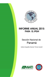 Panamá - Instituto Panamericano de Geografía e Historia